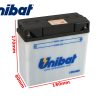 AKUMULATOR UNIBAT 12N16-AH P+ 16Ah