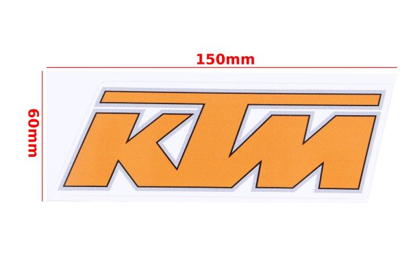 NAKLEJKA KTM POMARAŃCZOWA DUŻA