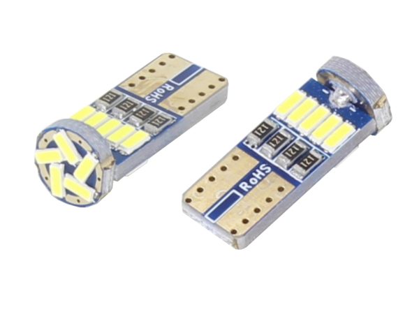 ŻARÓWKA 12V T10 LED BEZCOKOŁOWA 15xDIODA
