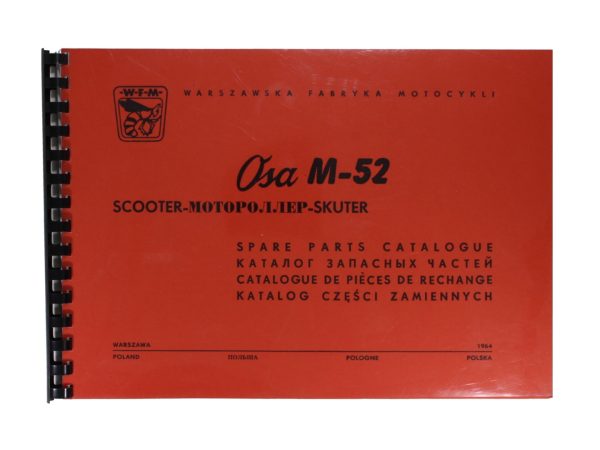 KATALOG CZĘŚCI ZAMIENNYCH WFM OSA M52