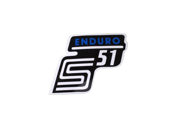 NAKLEJKA SIMSON S51 ENDURO NIEBIESKA