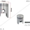 TŁOK MZ ETZ 250 / 251 71,00 4-SZLIF STD