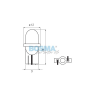 Żarówka BOSMA 12V 1*LED STANDARD T10 GREEN BLISTER