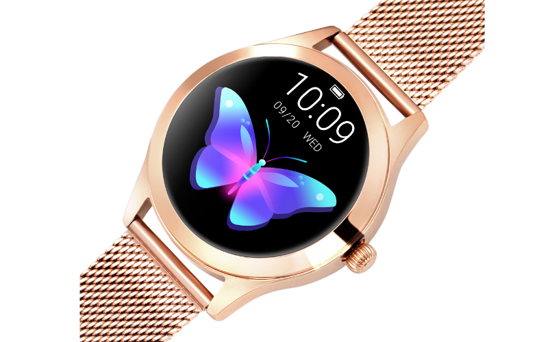Smartwatch Rubicon RNBE37 różowe złoto