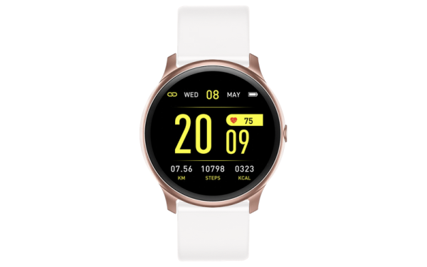 Smartwatch Rubicon RNCE40 różowy biały pasek
