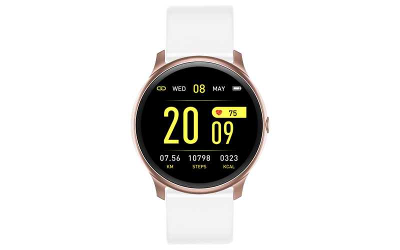 Smartwatch Rubicon RNCE40 różowy biały pasek