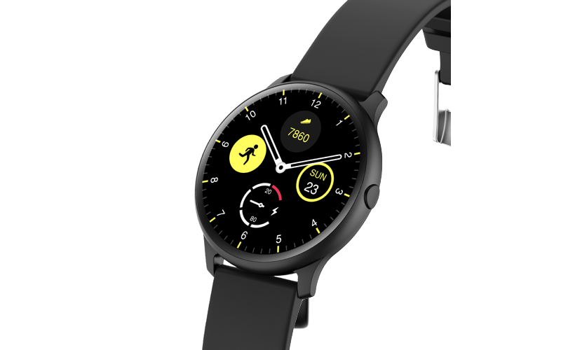 Smartwatch Rubicon RNCE61 czarny AMOLED