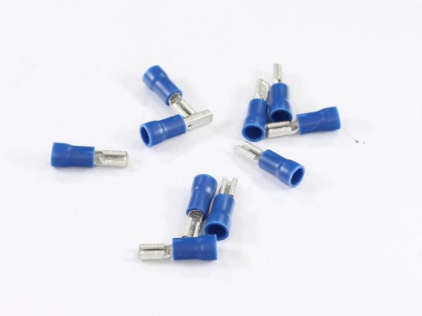 KONEKTOR PŁASKI 2,8mm ŻEŃSKI IZOLOWANY 0,8mm 1,5-2,5mm KPL. 10szt.