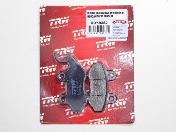 KLOCKI HAMULCOWE TRW MCB684 HONDA CAGIVA PEUGEOT