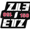 NAKLEJKA MZ ETZ 150 WYSOKA KPL 0924 KAT-E 160mm x 145mm