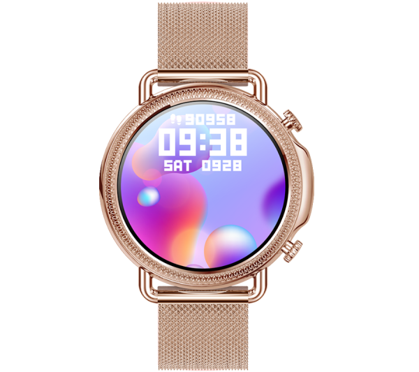 Smartwatch Rubicon RNBE74 różowe złoto