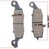 KLOCKI HAMULCOWE SUZUKI GS 500 XF 650 PRZÓD FM