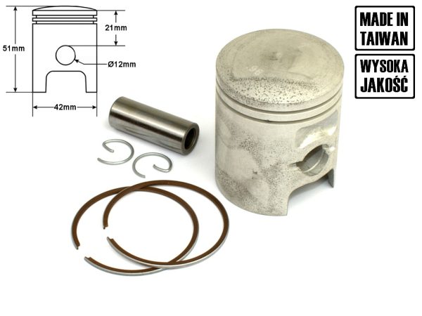 TŁOK SUZUKI RMX 50LC 42 MM PIN12 ORYGINAŁ TAIWAN