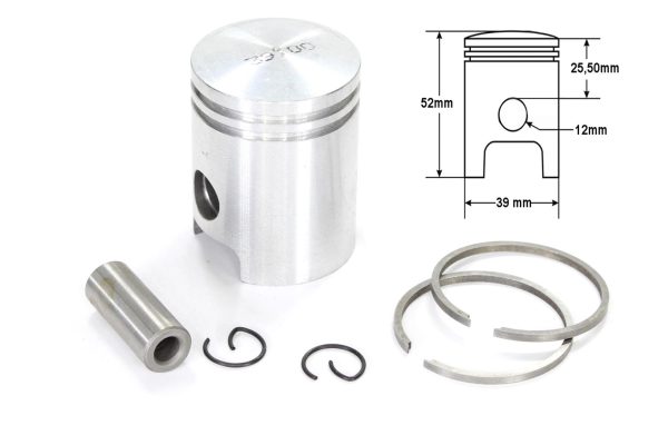 TŁOK SIMSON S51 39,00 4-SZLIF KPL