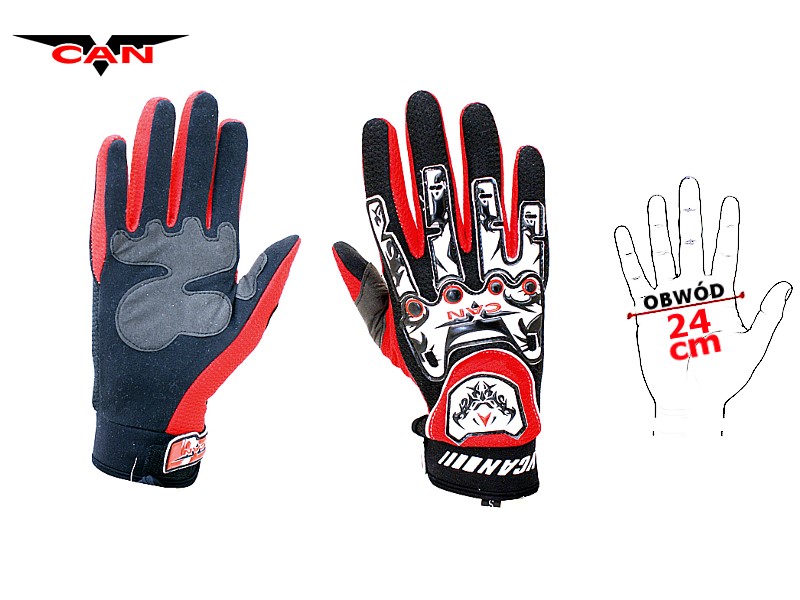 RĘKAWICZKI VMX02 RED  XL