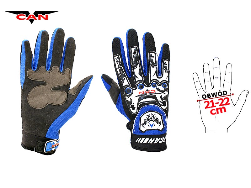 RĘKAWICZKI VMX02 BLUE  M
