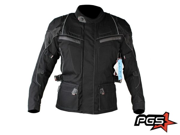 KURTKA TEKSTYLNA PGS 768-1203 CZARNO SZARA L