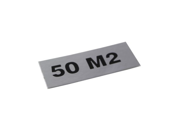 NAKLEJKA ROMET MOTORYNKA 50 M2 KAT-E 70x25mm