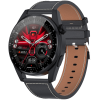Smartwatch Rubicon RNCE78 czarny szary silikon i czarna skóra