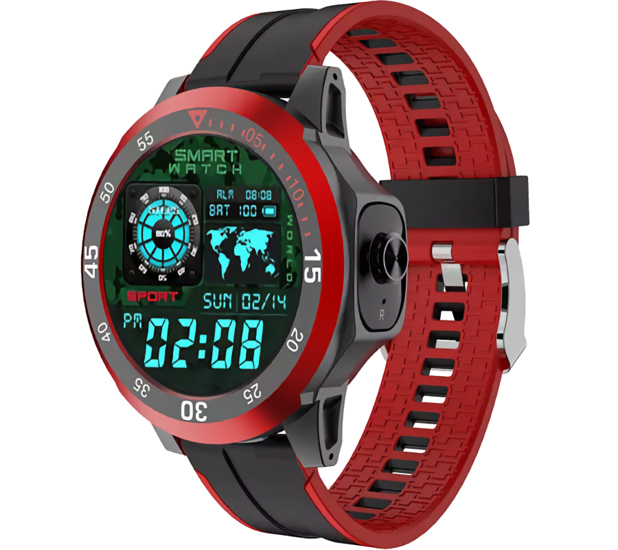 Smartwatch Rubicon RNCE85 czerwony