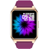 Smartwatch Rubicon RNCE89 złoty fioletowy silikon