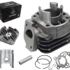 Cylinder i głowica do skutera 2T 50cc 1PE40QMB sw.10mm