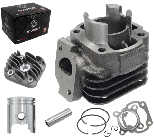Cylinder i głowica do skutera 2T 50cc 1PE40QMB sw.10mm