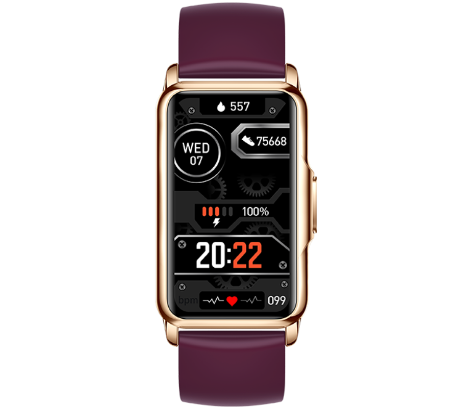 Smartwatch Rubicon RNCF04 fioletowy silikon