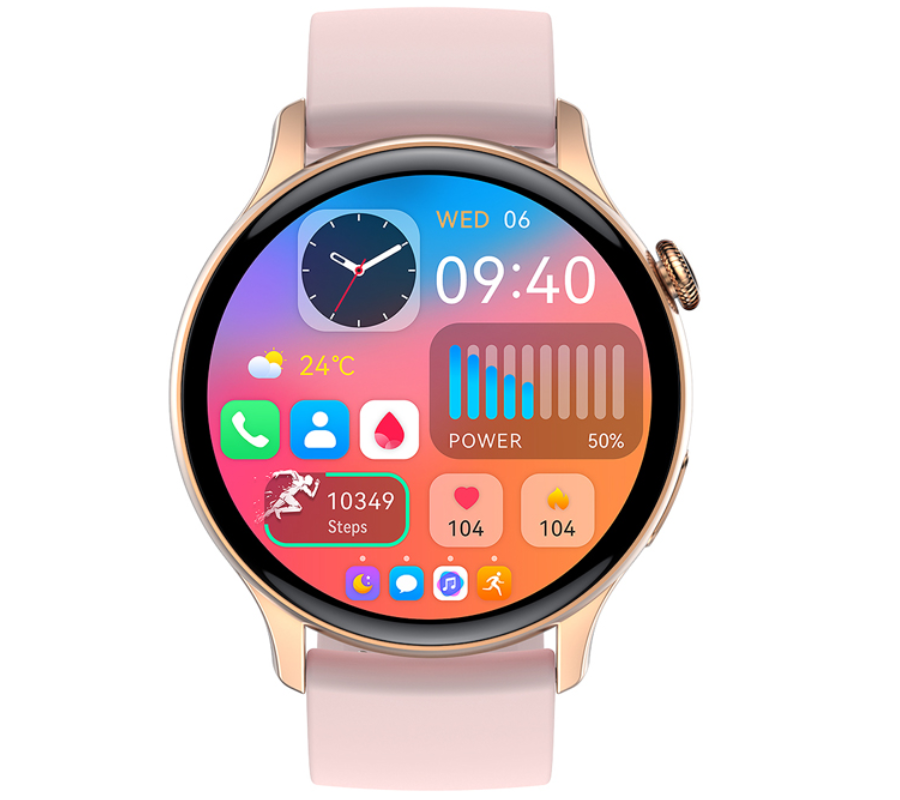 Smartwatch Rubicon RNCF10 różowe złoto