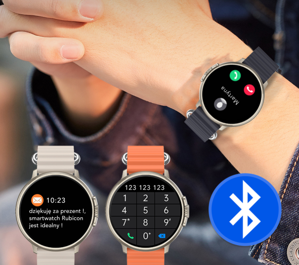Smartwatch Rubicon RNCF15 pomarańczowy