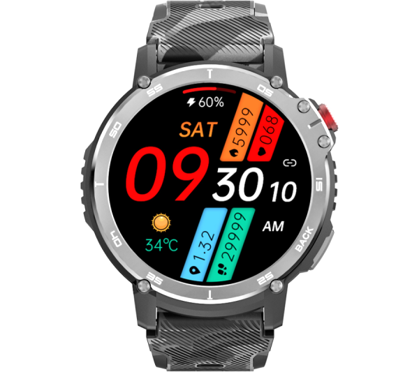 Smartwatch Rubicon RNCF08 srebrny