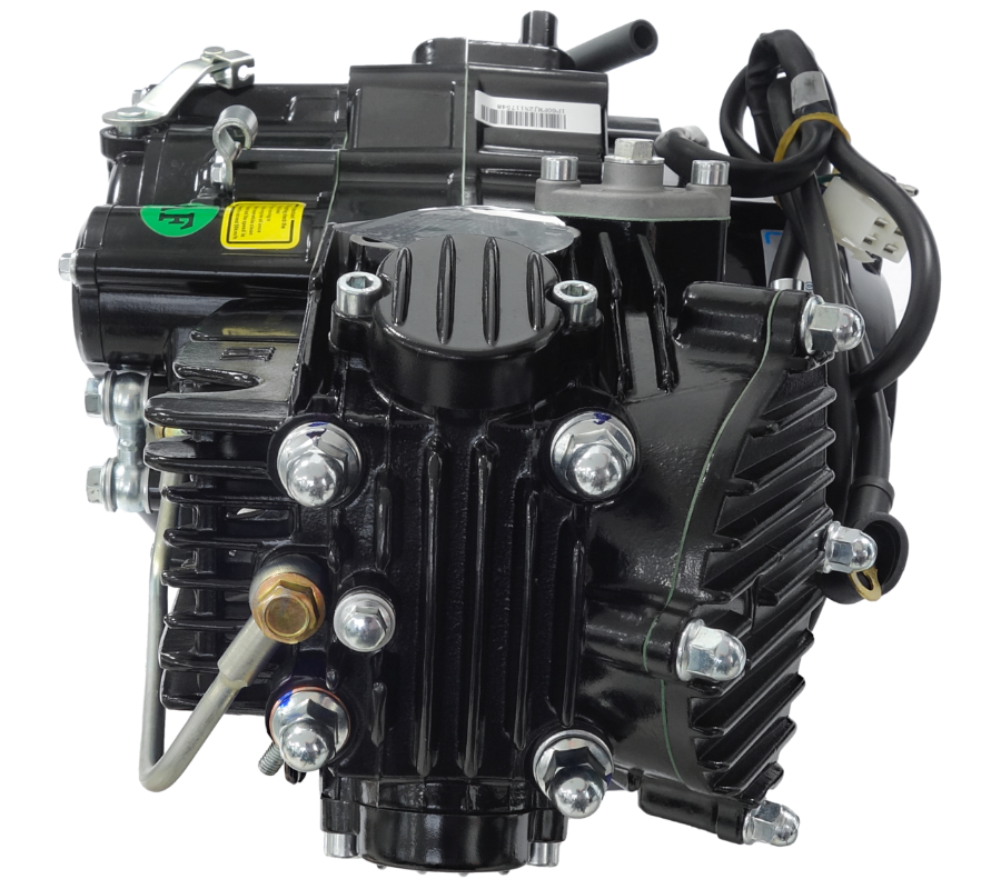 Silnik Moretti poziomy 1P60FMJ, 150cc 4T, 4-biegowy manual, czarny, z rozrusznikiem