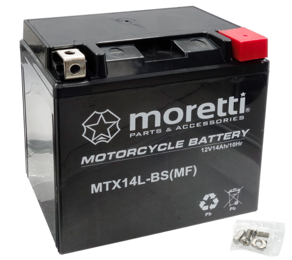 Akumulator Moretti AGM (Gel) MTX14L-BS