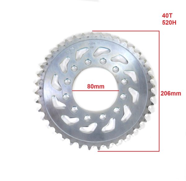 ZĘBATKA TYŁ SUNSTAR STALOWA SUNR1-3356-40
