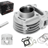 Cylinder do skutera 50cc 139QMB 4T, z wylotem na czujnik temperatury