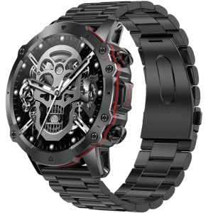 Smartwatch Rubicon RNCF18 czarna bransoleta i czarny silikon