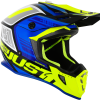 Kask JUST1 J38 BLADE blue-fluo yellow-black XL