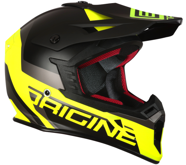 Kask ORIGINE HERO MX fluo yellow-black matt XS