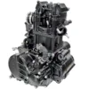 Silnik Moretti pionowy 300cc 4T, 5-biegowy manual, czarny