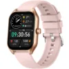 Smartwatch Rubicon RNCF03 Różowe złoto/różowe złoto mesh + różowy silikon