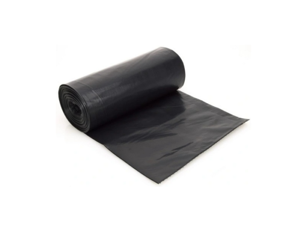 Worki na śmieci 60L czarne 10 sztuk LDPE Mocne Uniwersalne