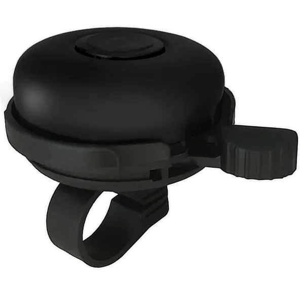 DZWONEK CZARNY Z CZARNĄ KROPKĄ 52mm
