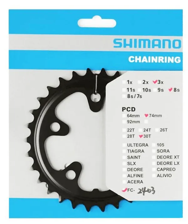 TARCZA DO KORBY SHIMANO 30T 8 RZĘDÓW 2403