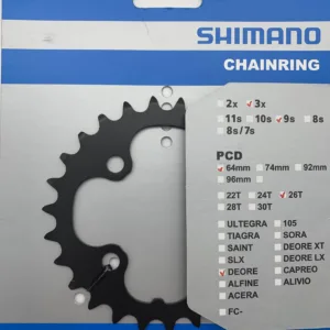TARCZA DO KORBY SHIMANO 26T FC-M590 CZARNA