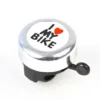 DZWONEK I LOVE MY BIKE SREBRNY D: 49mm