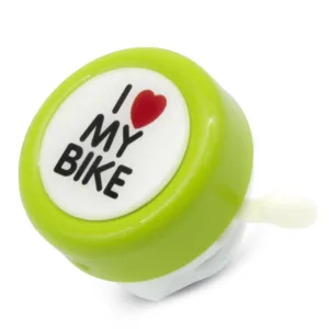 DZWONEK I LOVE MY BIKE D:49mm ZIELONY