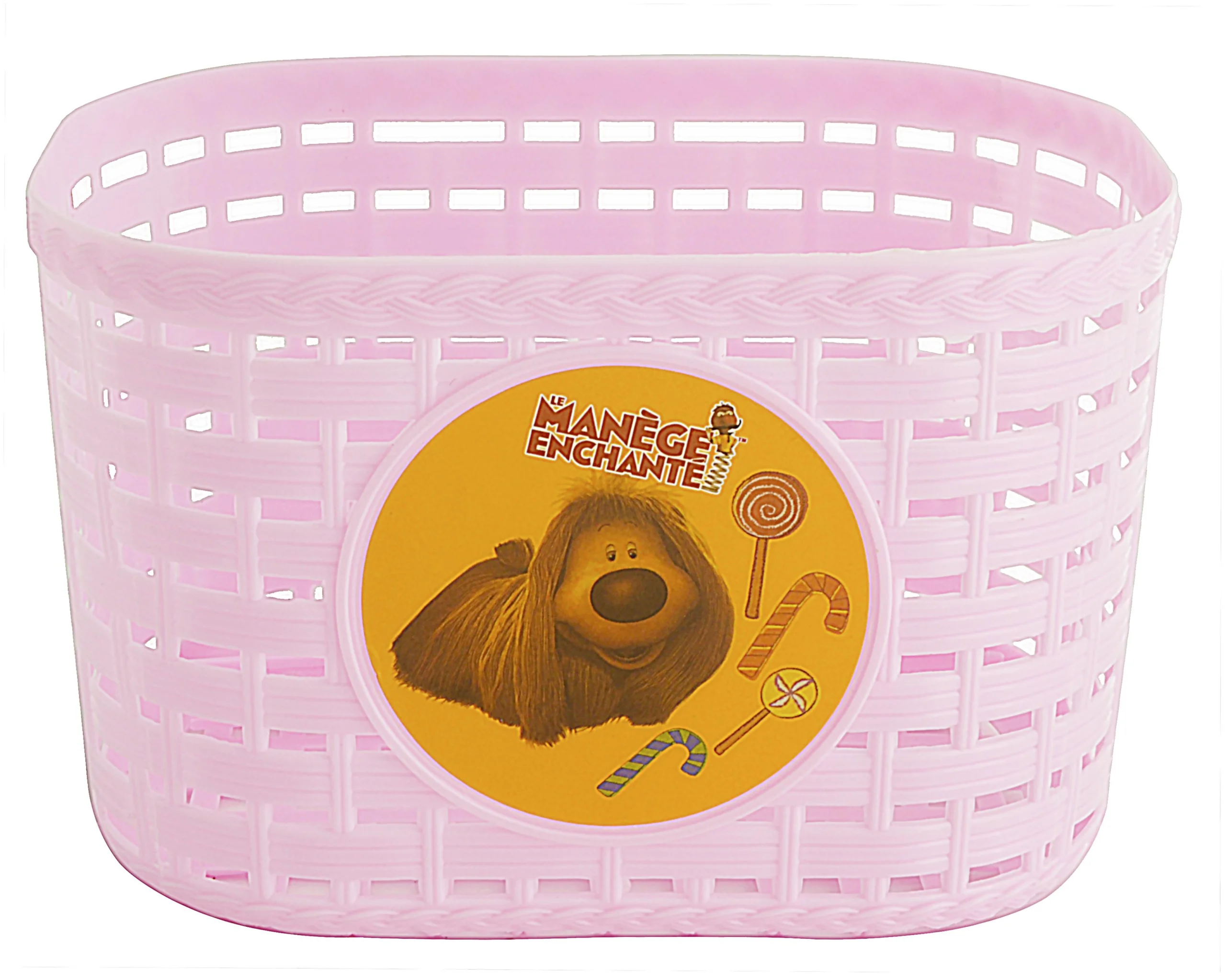KOSZ PRZÓD PLASTIK 12" RÓŻ
