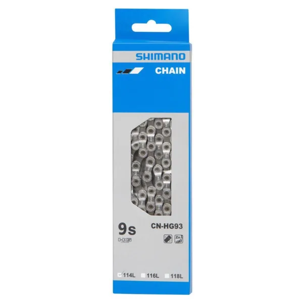 ŁAŃCUCH SHIMANO HG93 114 OGN 9-RZ