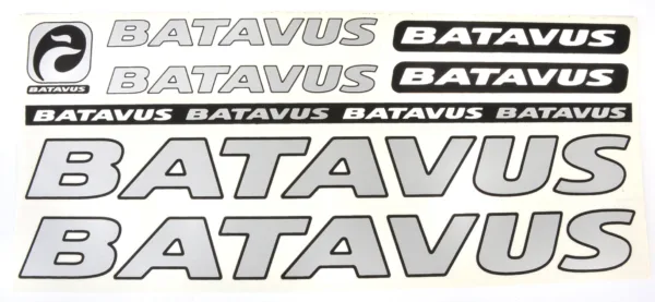 NAKLEJKA BATAVUS SREBRNY 5 szt. = kpl