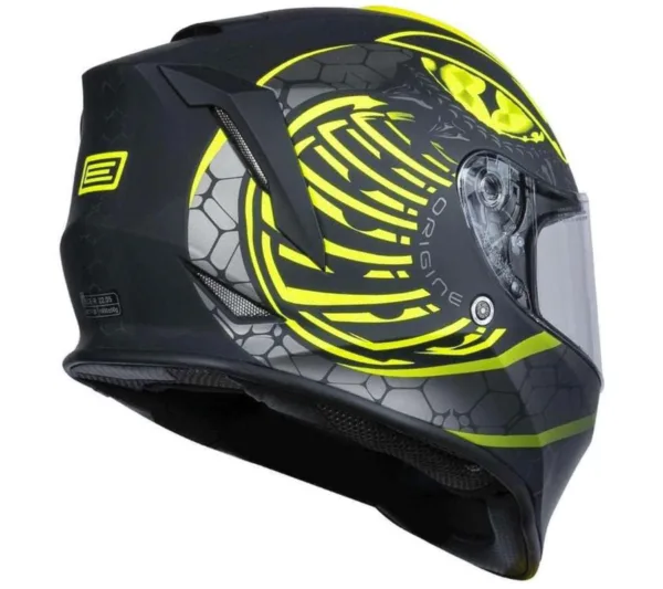 Kask ORIGINE DINAMO KIDS FIGHTER matt fluo yellow black YL